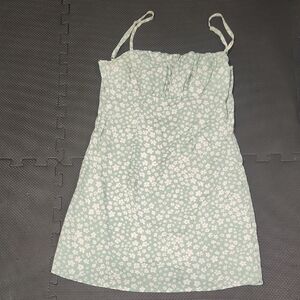 Princess Polly Green Floral Mini Dress